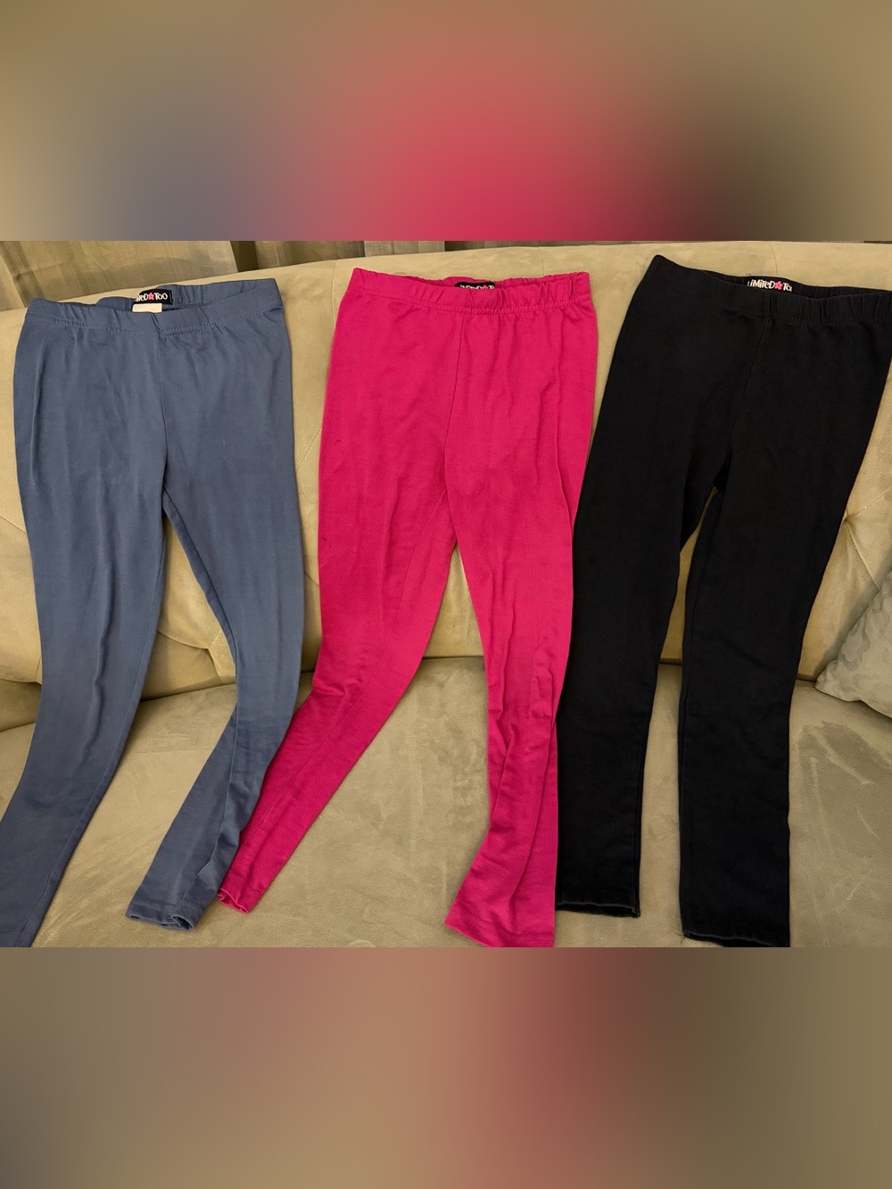 Girls' Leggings Bundle of 3